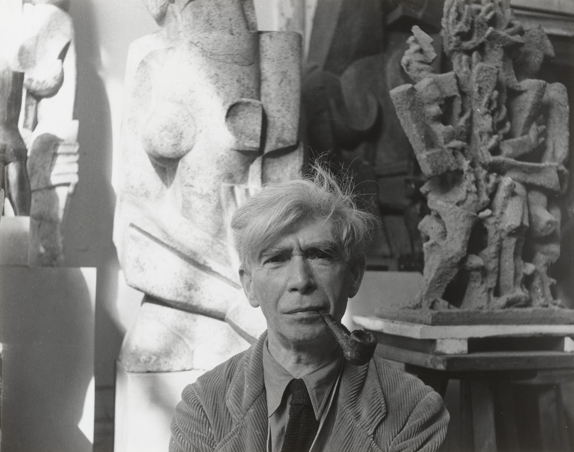 Emmy Andriesse. Ossip Zadkine. 1948