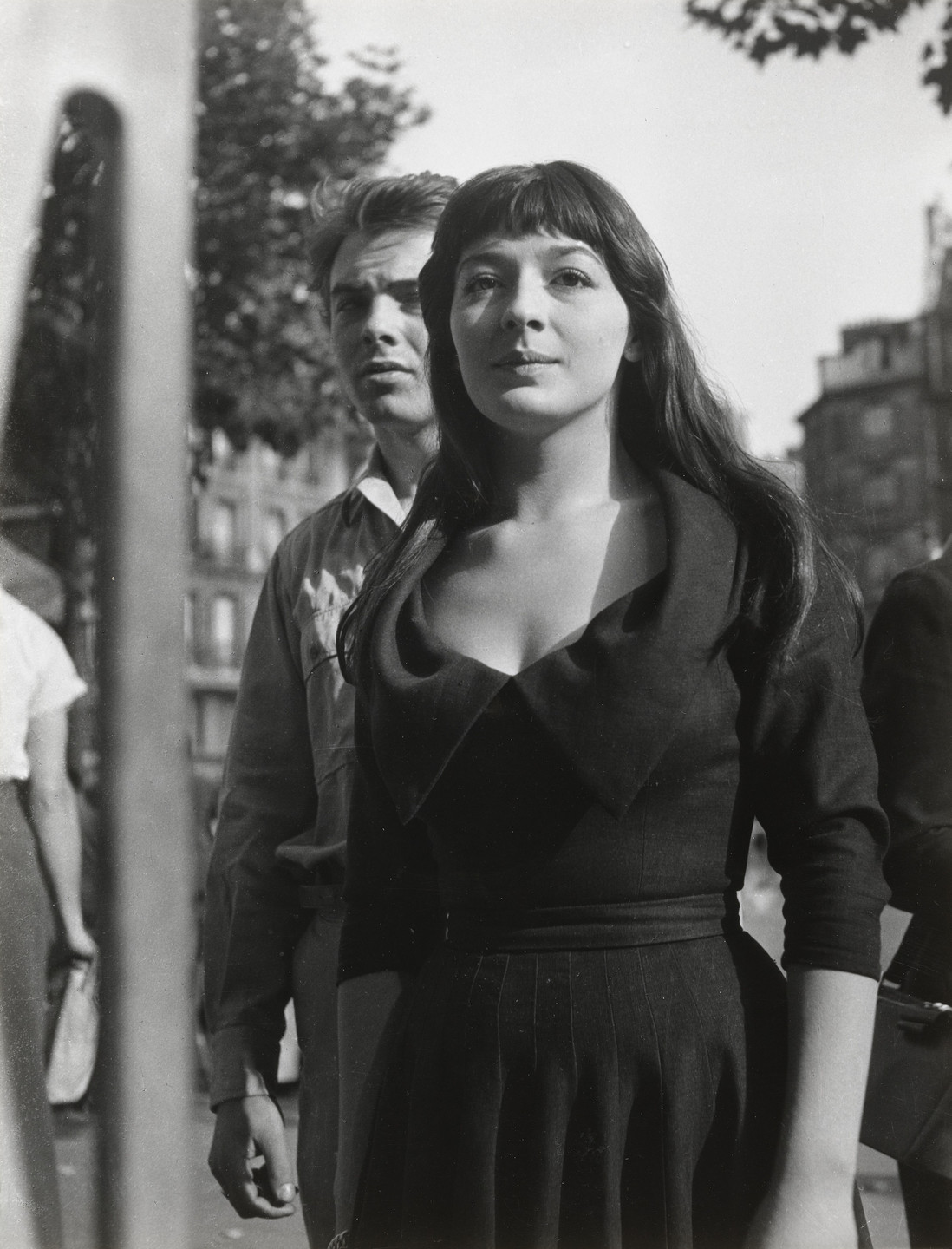 Emmy Andriesse. Juliette Greco and Erskine Caldwell, Paris. c. 1948
