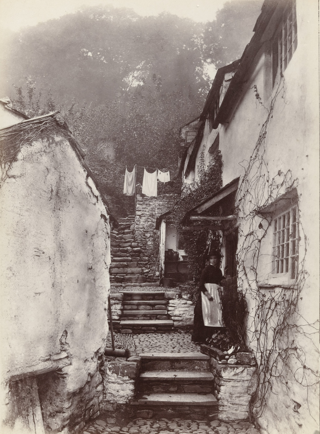 Francis Bedford. Clovelly, North Hill. 1855-91
