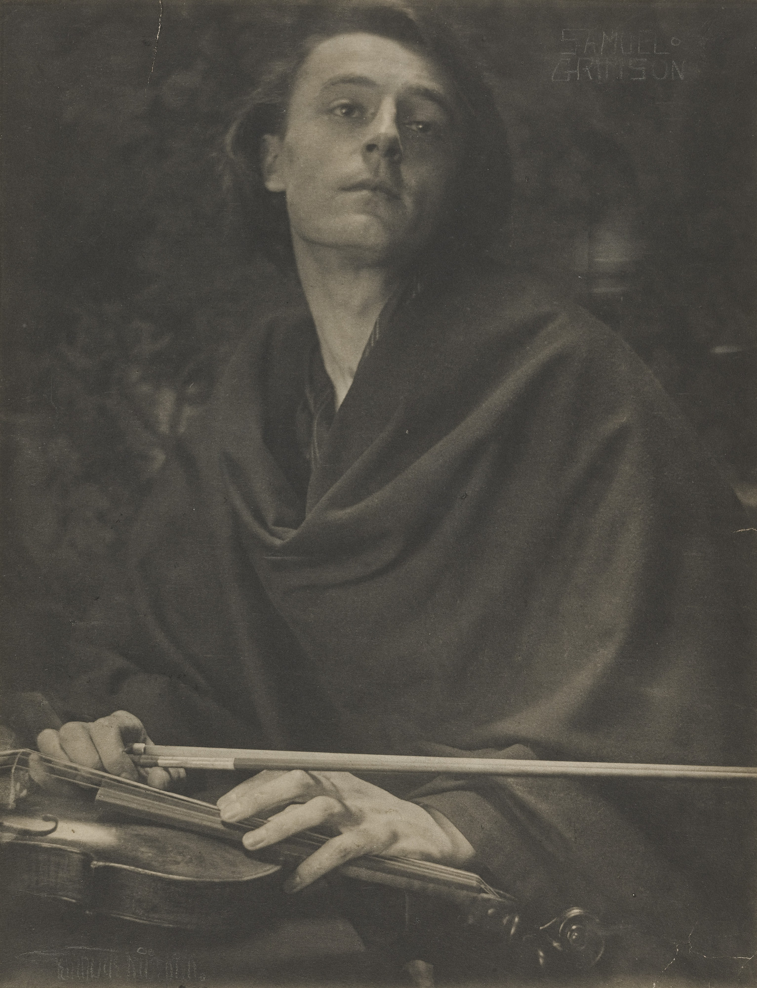 Gertrude Käsebier. Portrait of Samuel Grimson