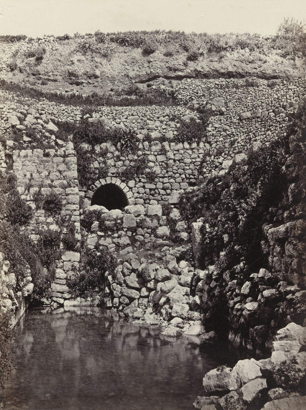 Francis Frith. The Pool of Siloam, Jerusalem (#578). c. 1860
