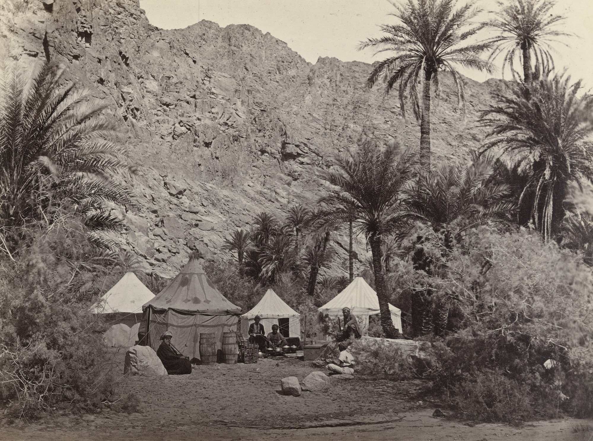 Francis Frith. Encampment in the Wilderness of Paran (#529)