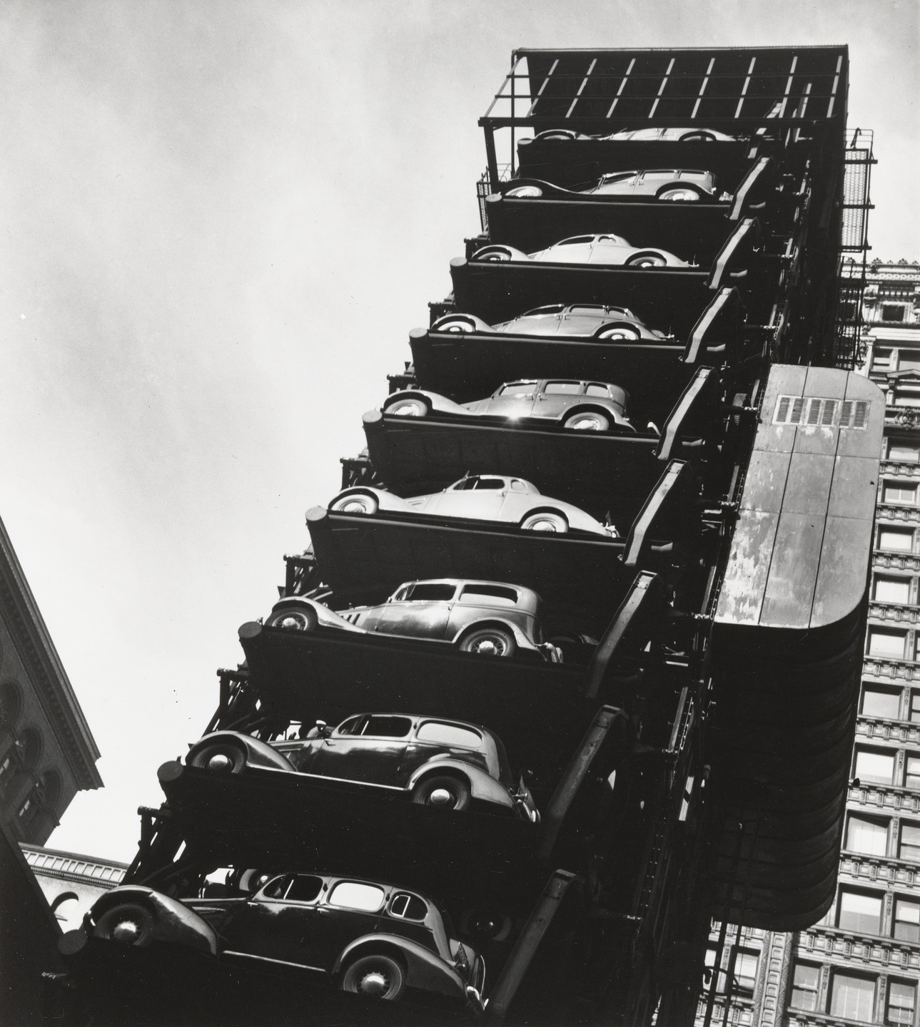 John Gutmann. Elevator Garage, Chicago. 1936