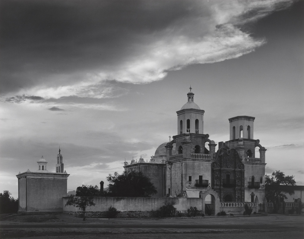 Mission San Xavier Del Bac, Tucson , Arizona, Evening Thunderstorm