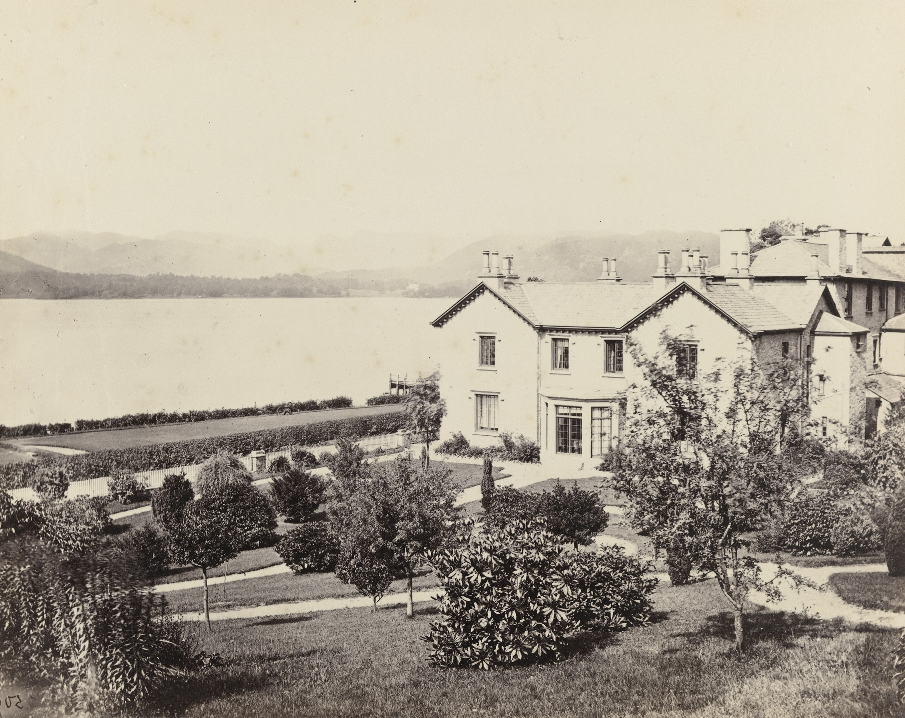 Francis Frith. Windermere, from Low-Wood Inn. c. 1860
