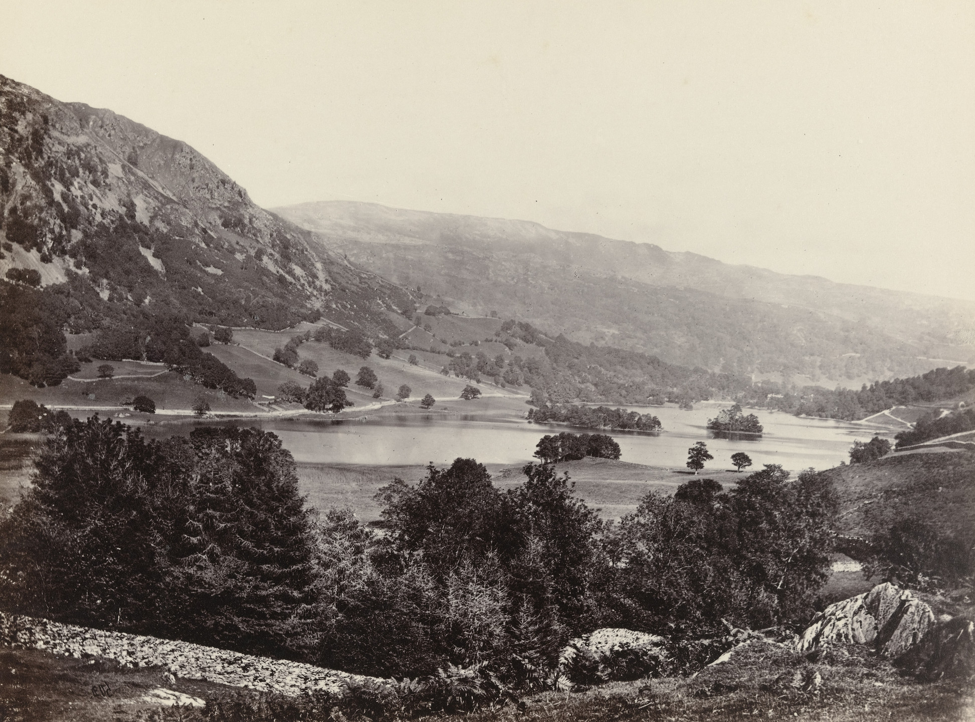 Francis Frith. Rydal Water from Loughrigg Terrace. c. 1860