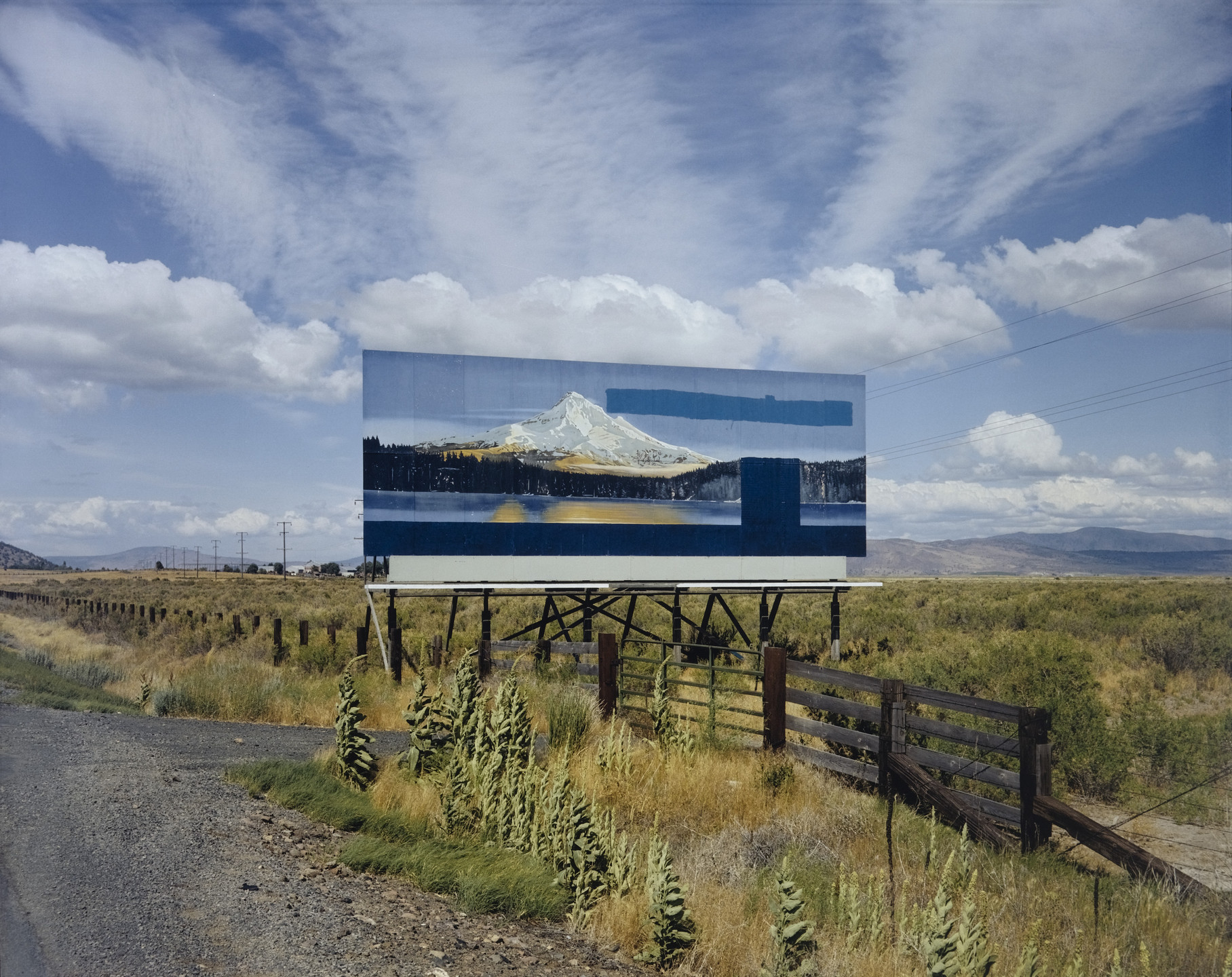 Stephen Shore. U.S. 97, South of Klamath Falls, Oregon, July 21, 1973. 1973