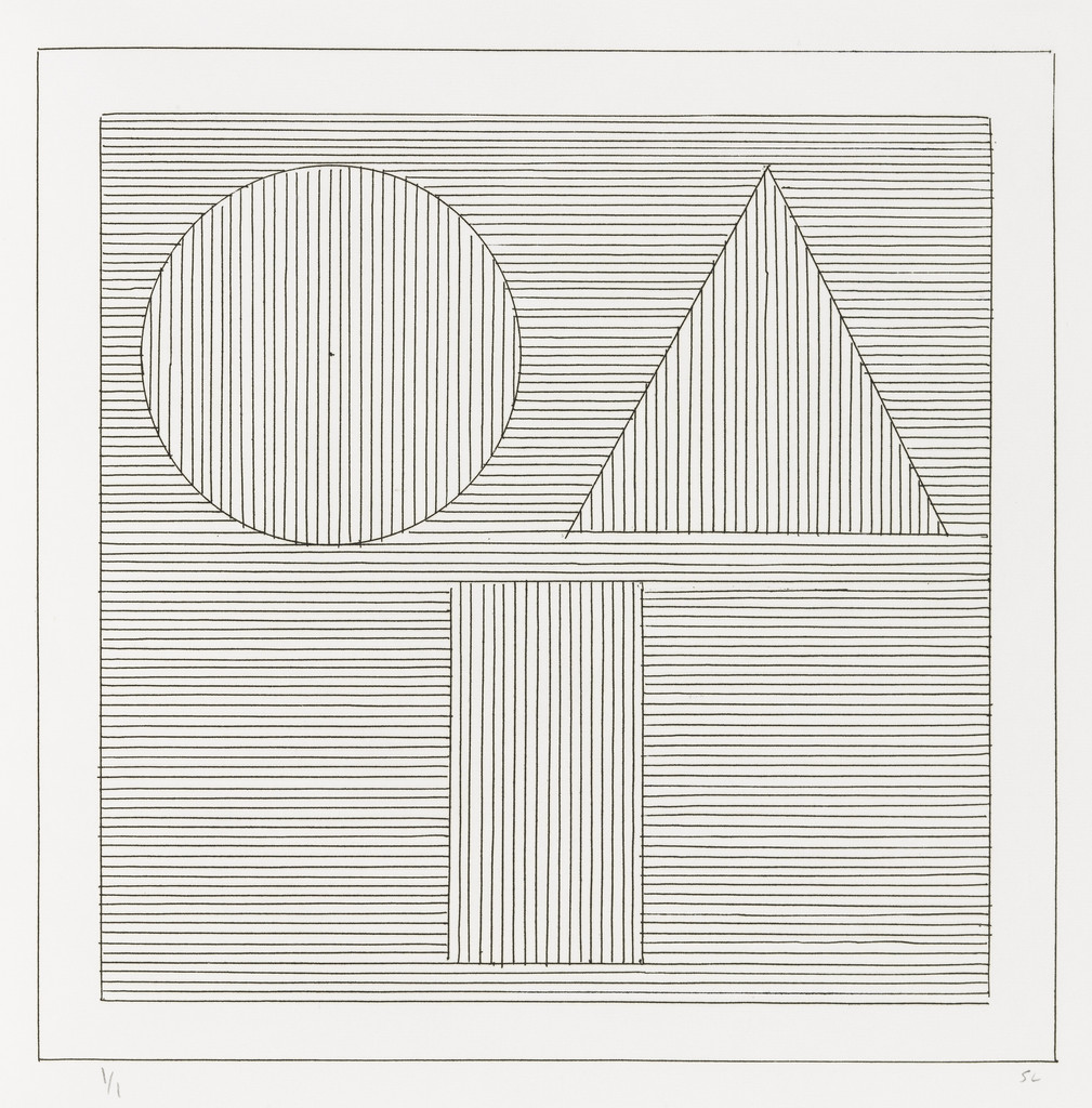 Plate (folio 33) from Six Geometric Figures and All Their Combinations, Volume II