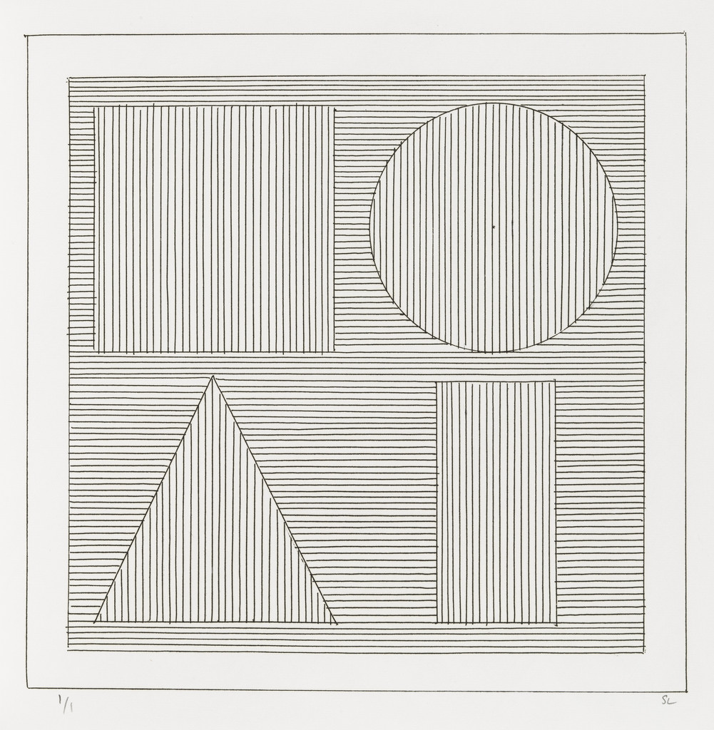 Plate (folio 43) from Six Geometric Figures and All Their Combinations, Volume II