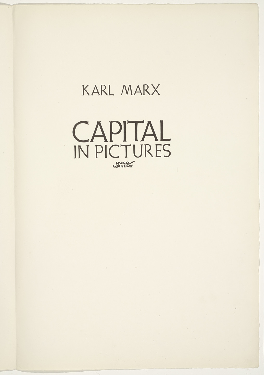 Hugo Gellert. &#39;Capital&#39; in Pictures. 1933