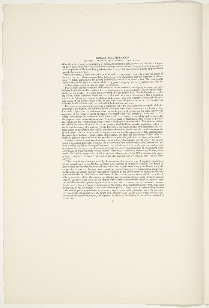 Plate (folio 44) from 'Capital' in Pictures