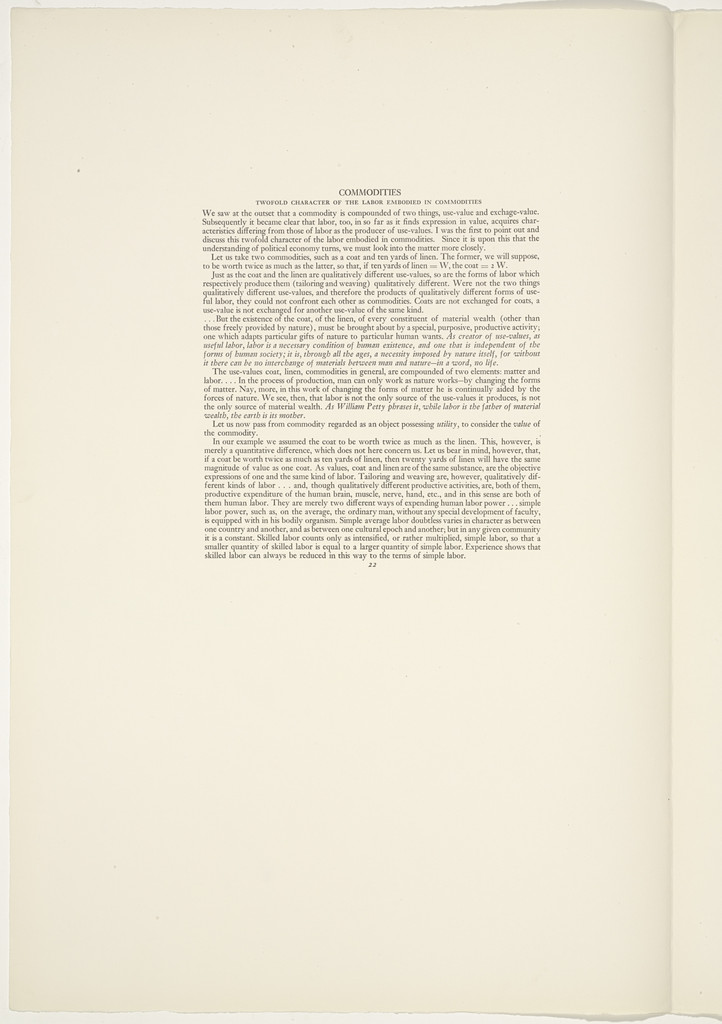 Plate (folio 50) from 'Capital' in Pictures