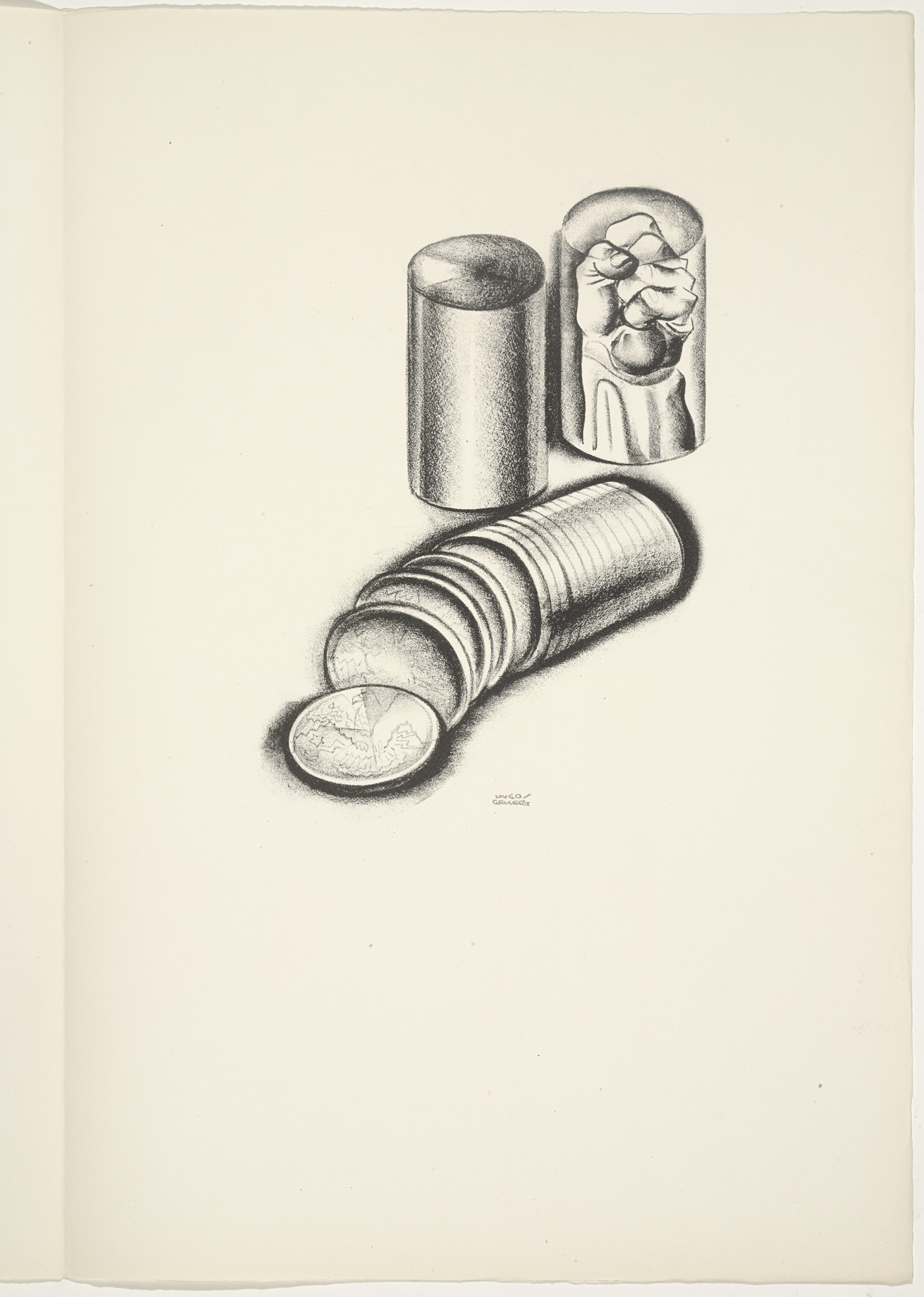 Hugo Gellert. Plate (folio 56) from 'Capital' in Pictures