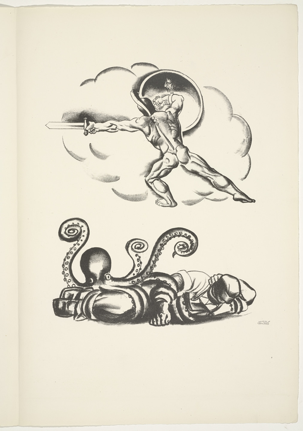 Hugo Gellert. Plate (folio 8) from &#39;Capital&#39; in Pictures. 1933