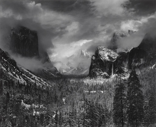 Ansel Adams. Clearing Winter Storm, Yosemite National Park
