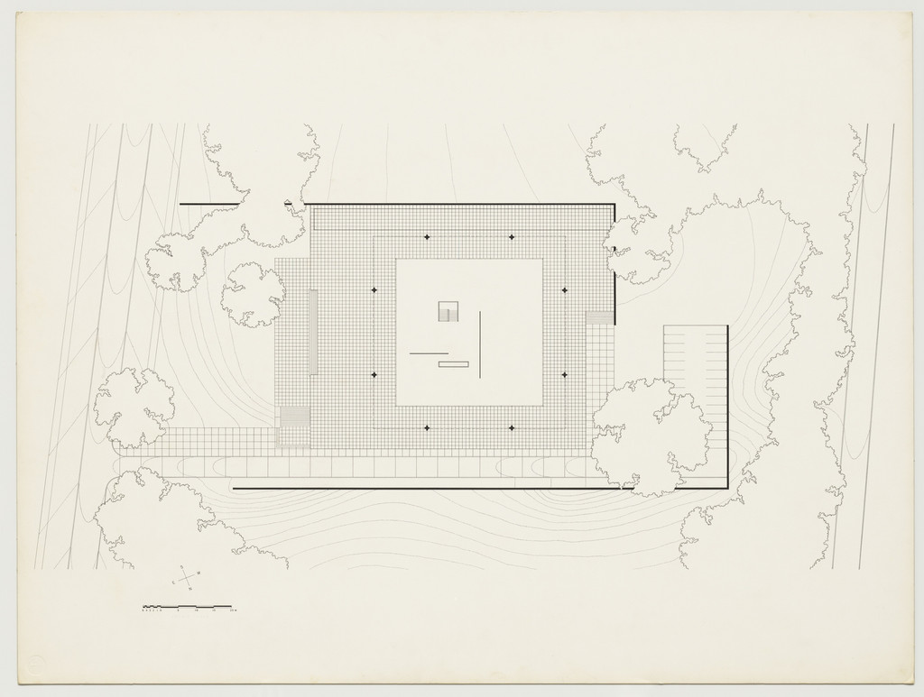 Ron Bacardi y Compania, S.A., Administration Building, project, Santiago, Cuba, Site plan