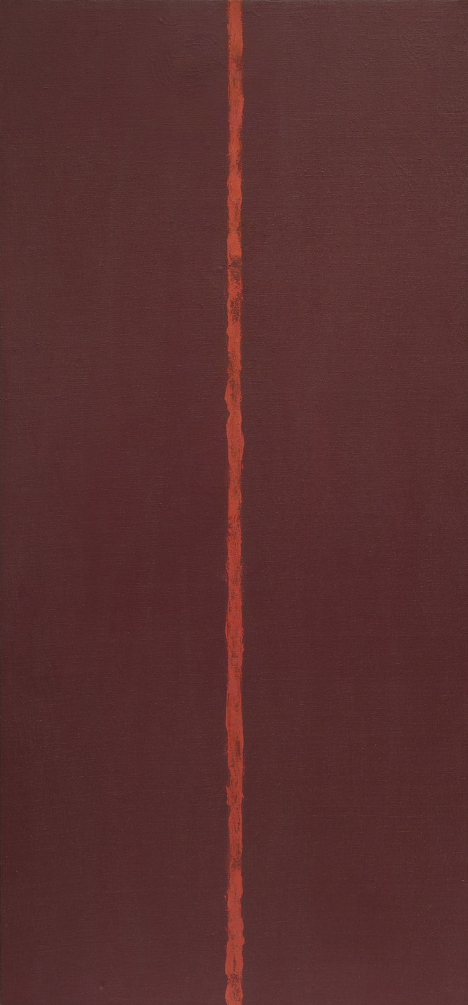 Barnett Newman. Onement III. 1949