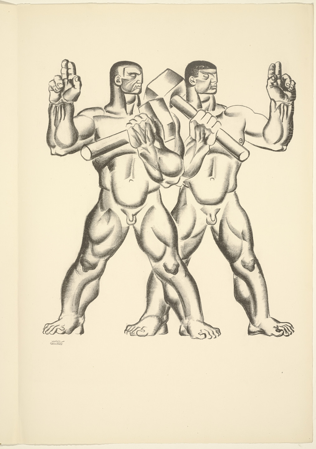 Hugo Gellert. Plate (folio 28) from &#39;Capital&#39; in Pictures. 1933