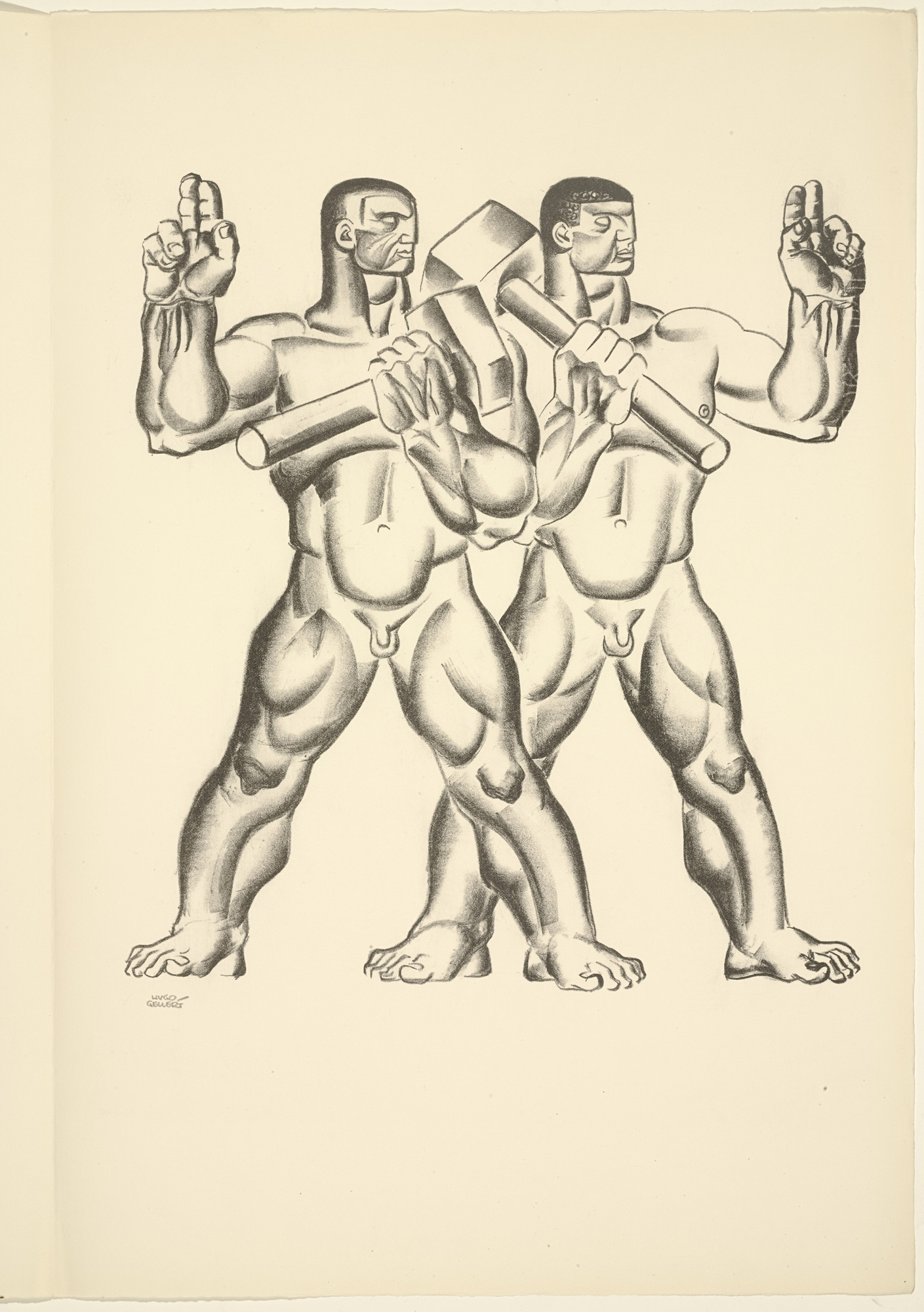 Hugo Gellert. Plate (folio 28) from 'Capital' in Pictures