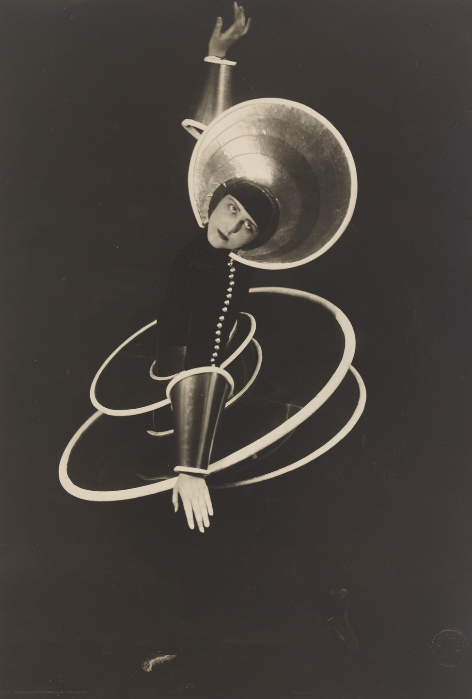 Karl Grill. Untitled (Daisy Spies as the Spiral in Oskar Schlemmer&#39;s &#34;Triadic Ballet&#34;). 1926