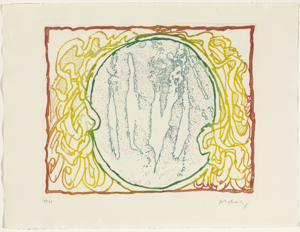 Stars and Disasters (Astres et Désastres), Pierre Alechinsky, 1969