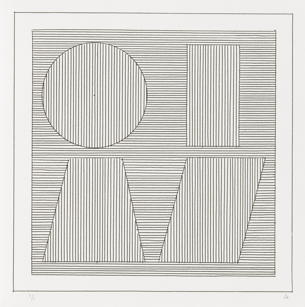 Plate (folio 56) from Six Geometric Figures and All Their Combinations, Volume II