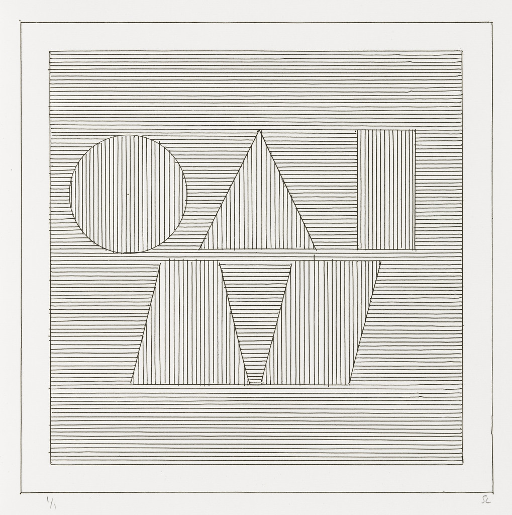 Plate (folio 63) from Six Geometric Figures and All Their Combinations, Volume II