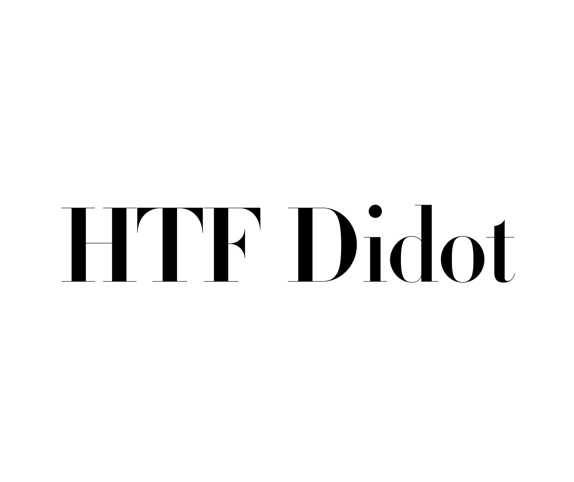 Jonathan Hoefler Htf Didot 1991 Moma