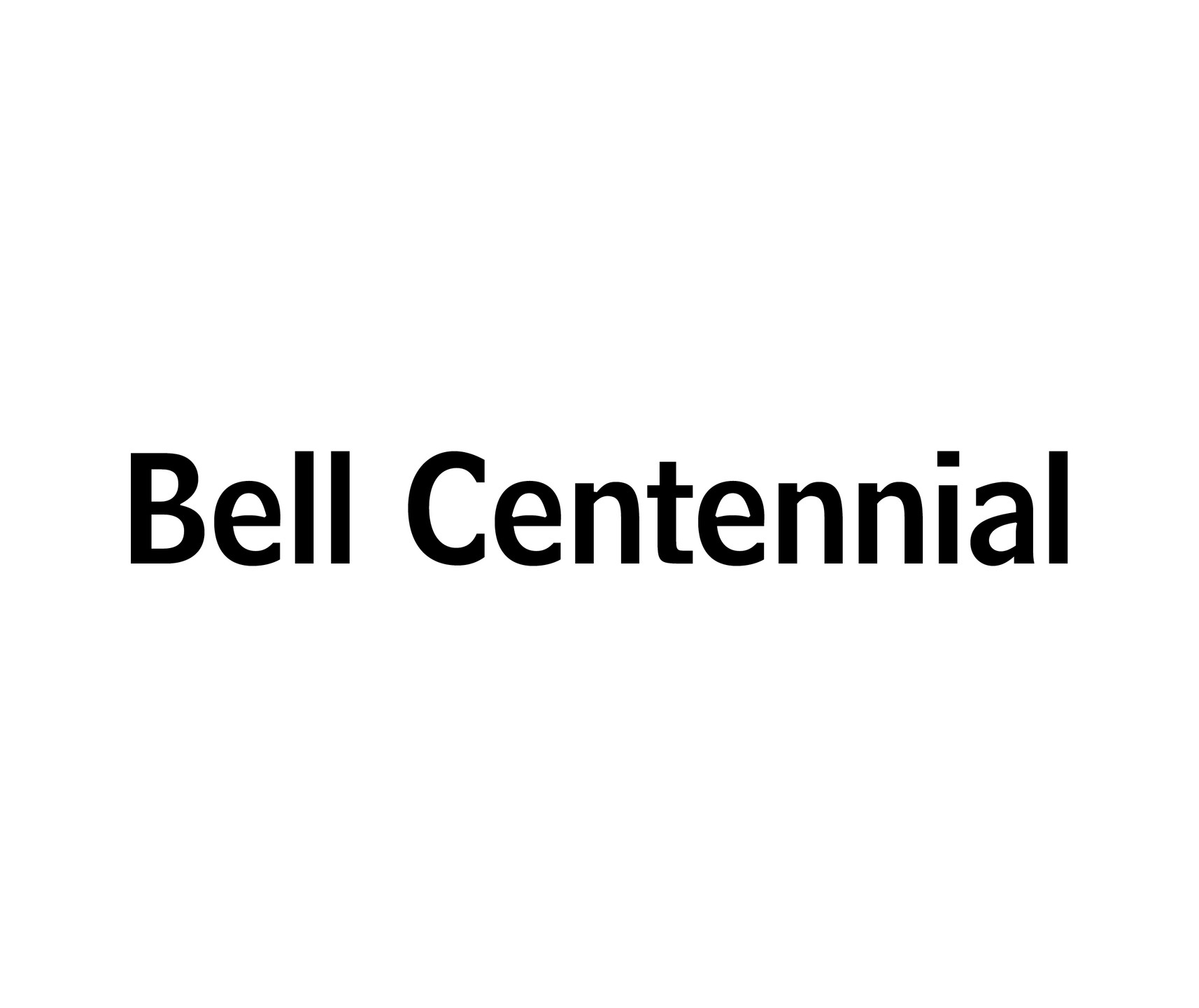 Matthew Carter. Bell Centennial. 1976-1978