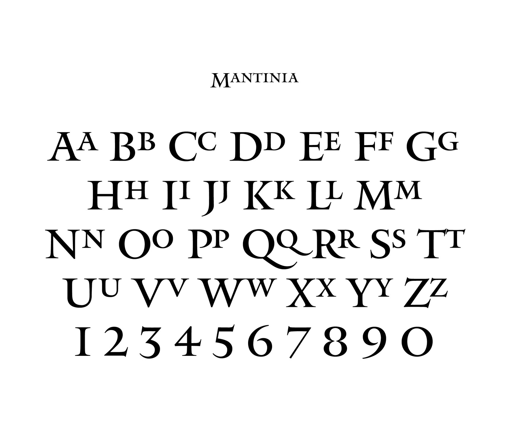 Matthew Carter. Mantinia. 1993