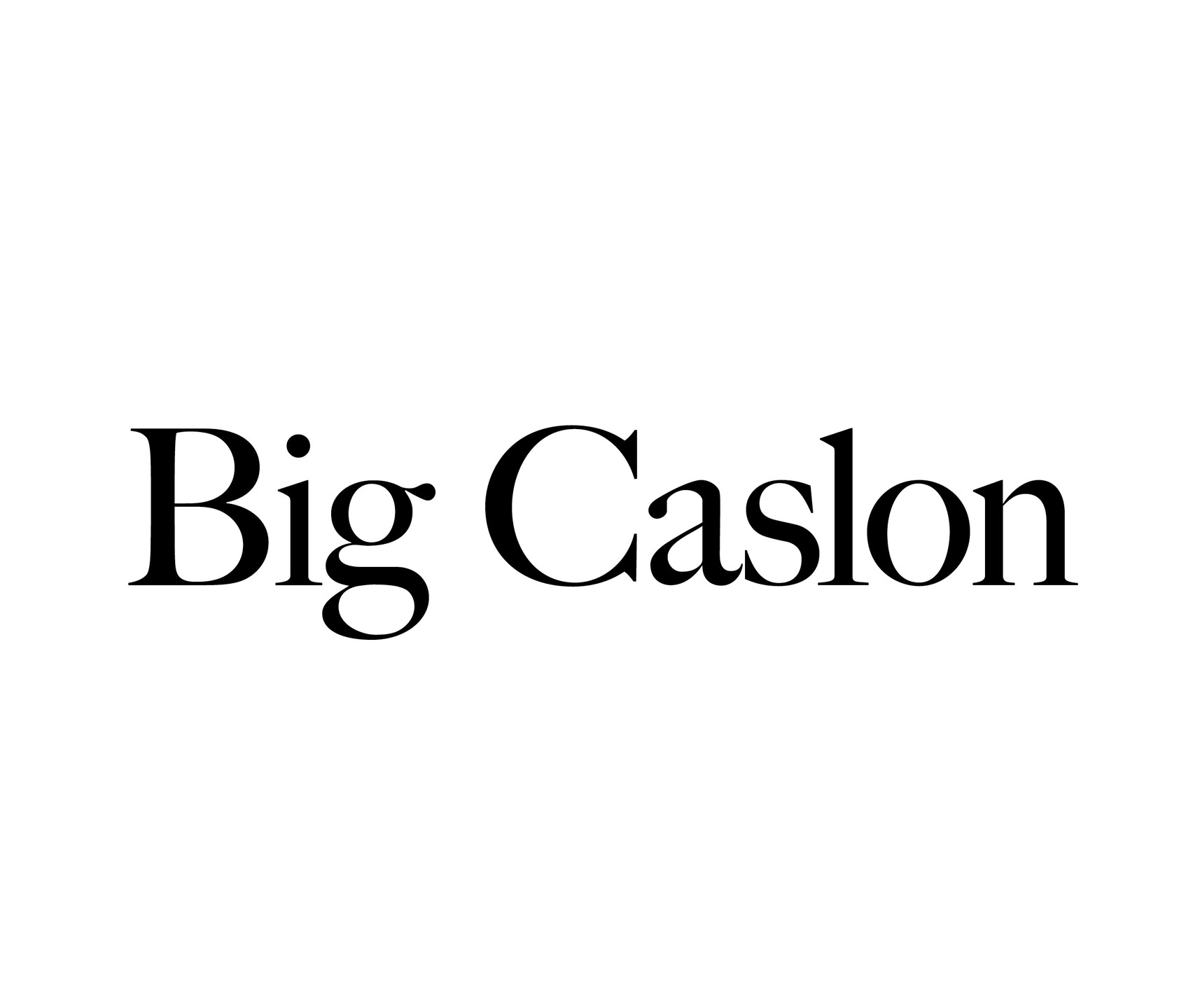 Matthew Carter. Big Caslon. 1994