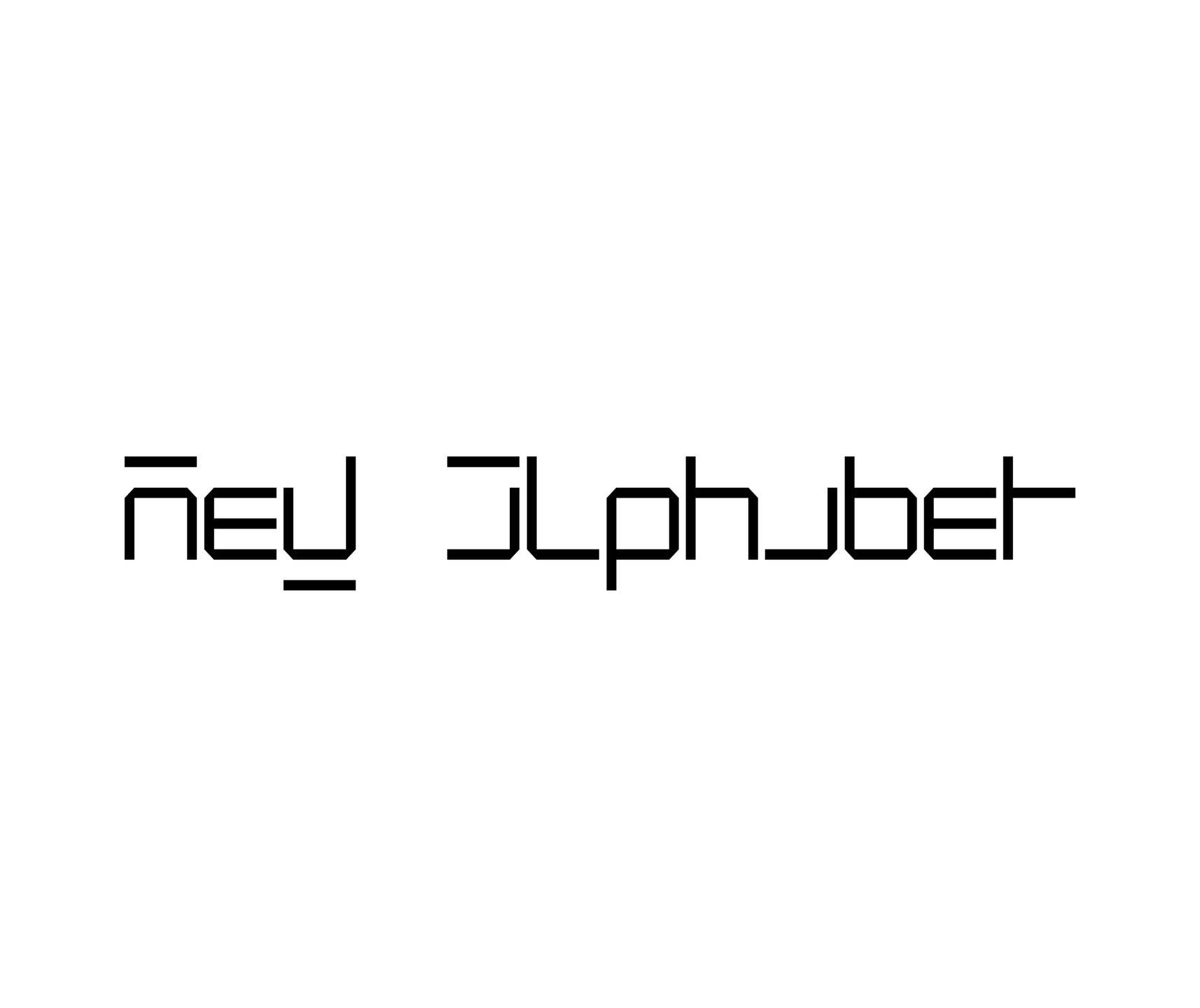 Wim Crouwel. New Alphabet. 1967