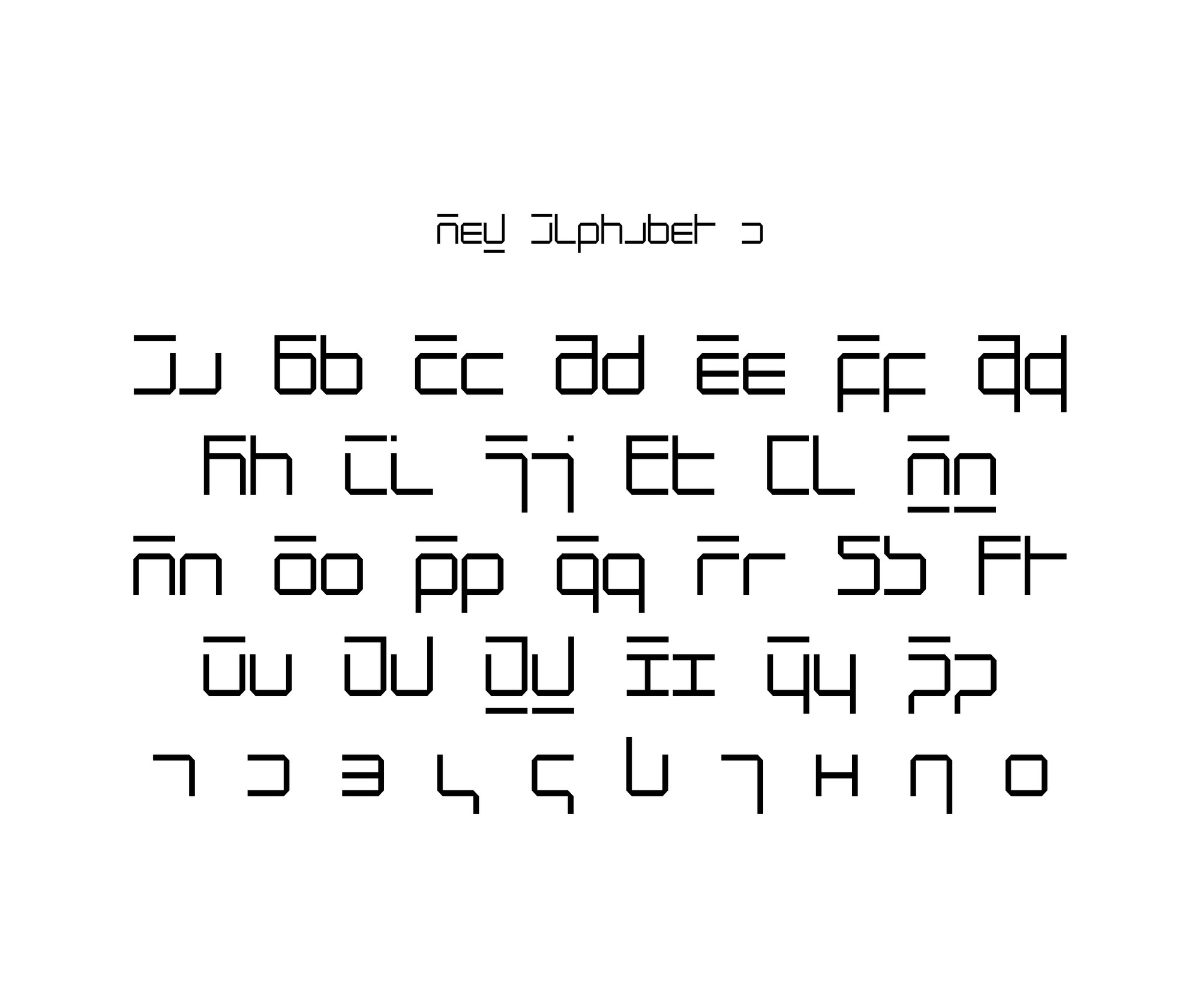 Wim Crouwel New Alphabet 1967 Moma