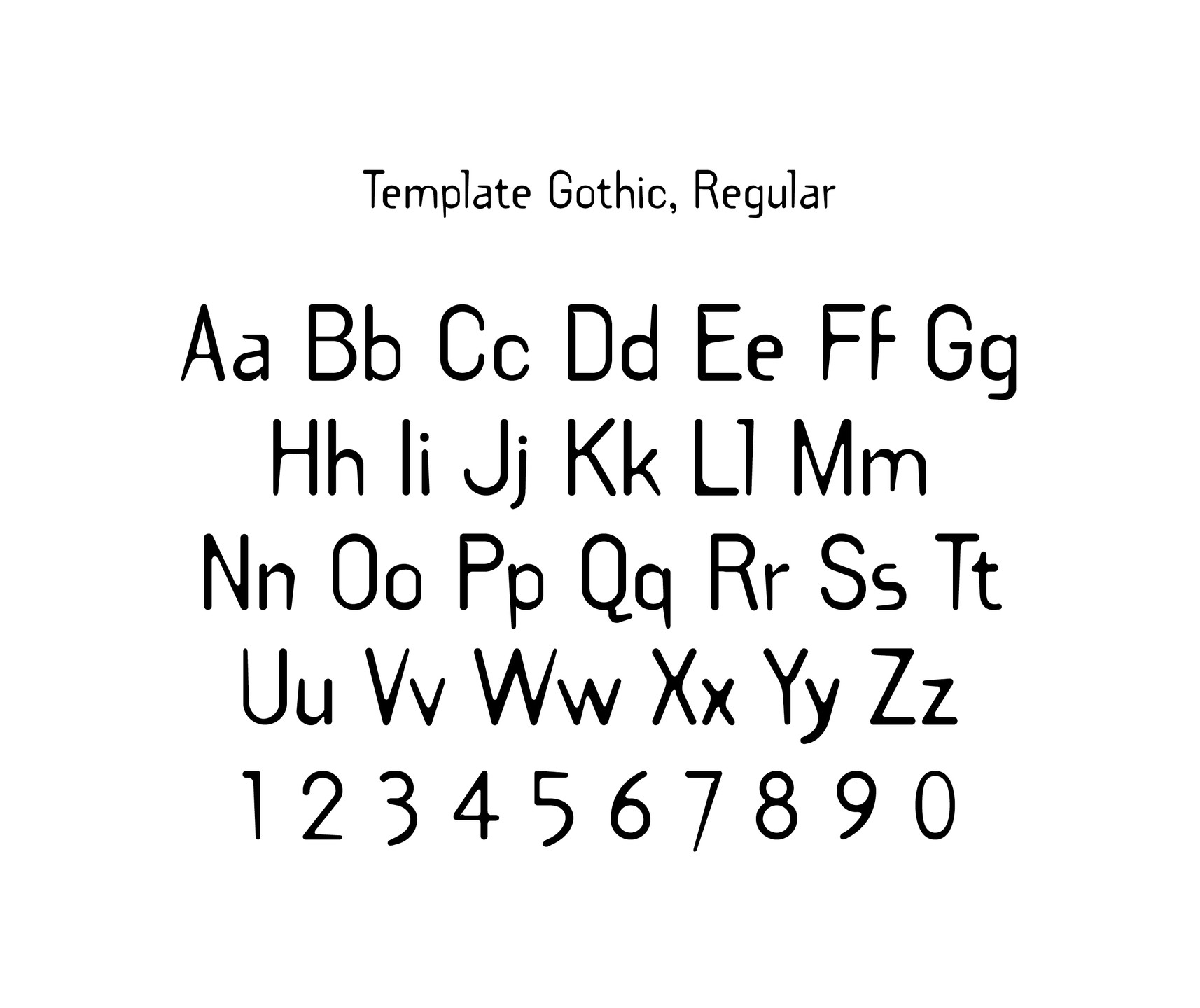Barry Deck. Template Gothic. 1990