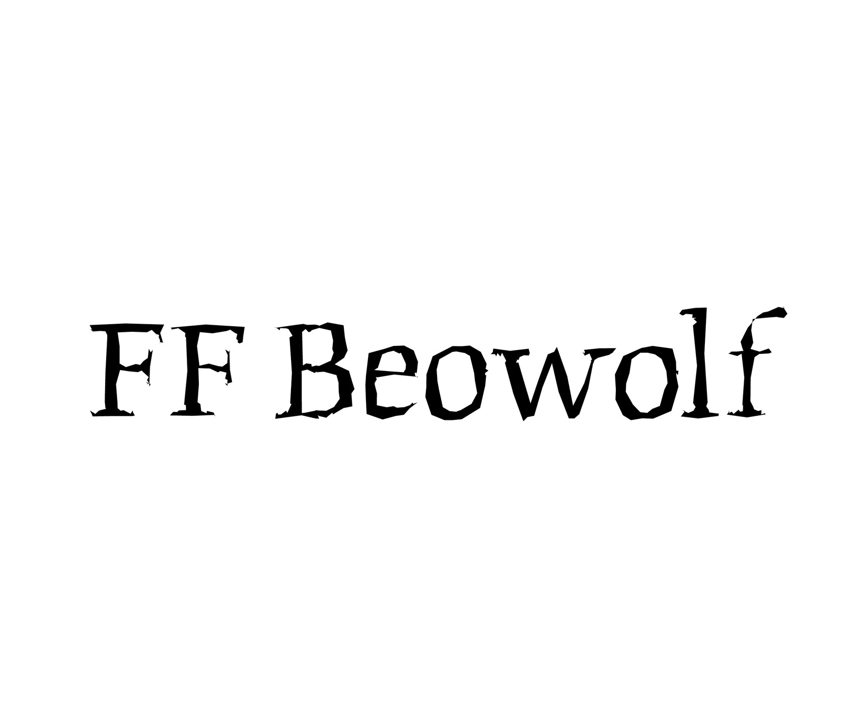 Erik van Blokland, Just van Rossum. FF Beowolf. 1990