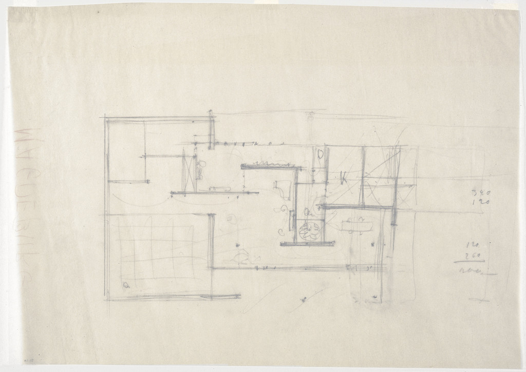 Hubbe House Project, Magdeburg, Germany (Plan sketch)