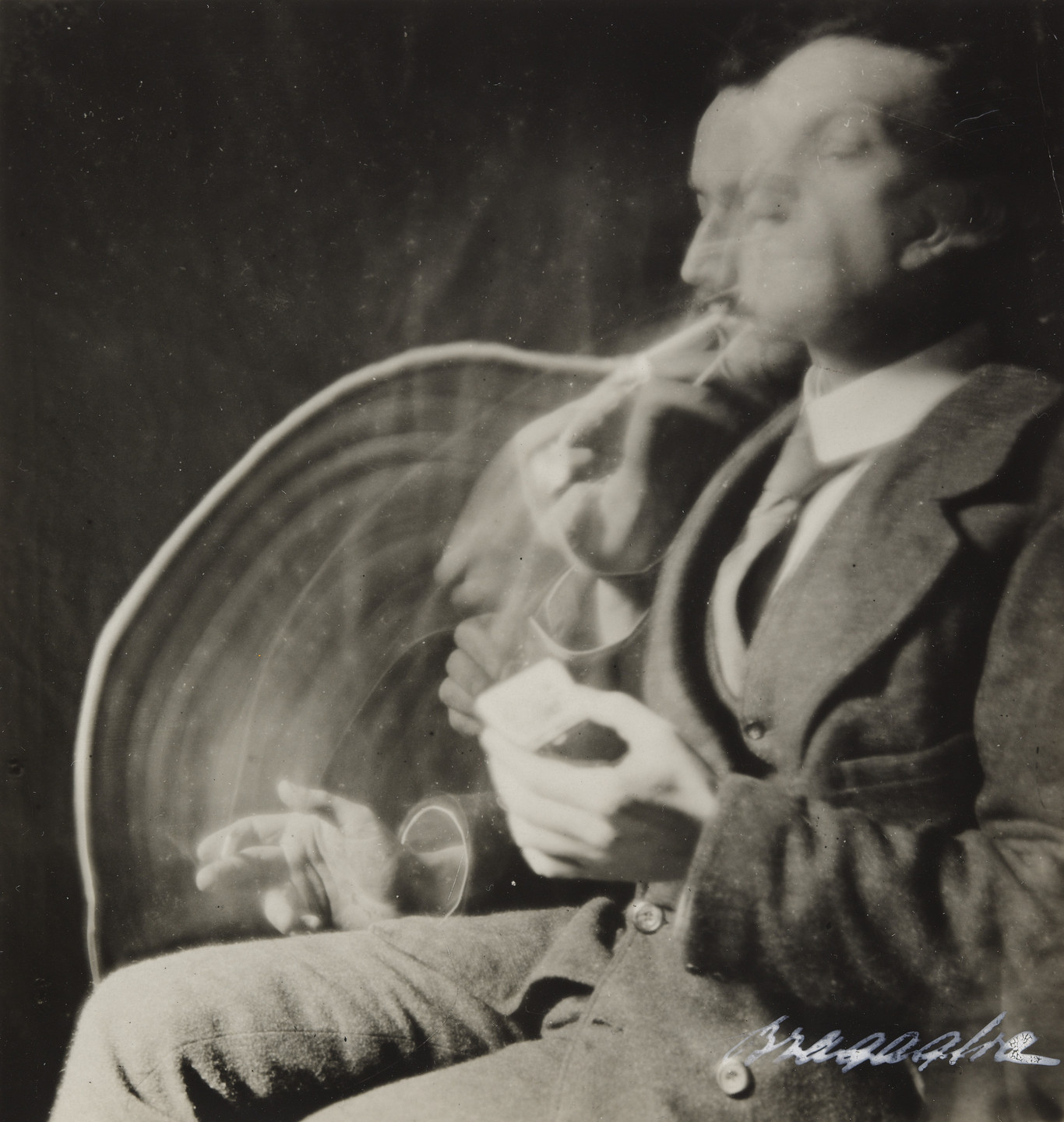 Anton Giulio Bragaglia, Arturo Bragaglia. The Smoker–The Match–The Cigarette. 1911