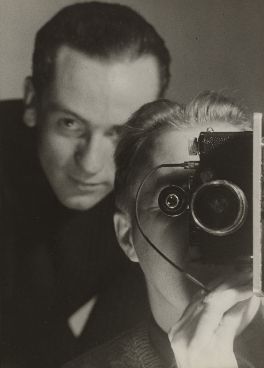 Maurice Tabard. Untitled (Self-Portrait with Roger Parry). c. 1936