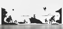 Kara Walker. Gone: An Historical Romance of a Civil War as It Occurred b'tween the Dusky Thighs of One Young Negress and Her Heart. 1994