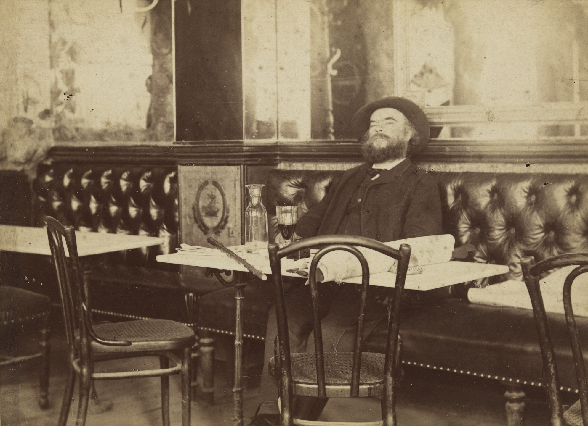 Dornac (Paul François Arnold Cardon). Paul Verlaine. May 28, 1892