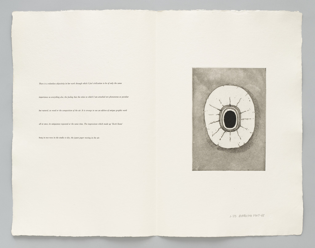 Plate 4 (folio 10) from Fifth Stone, Sixth Stone, Lee Bontecou, 1967–68, published 1968