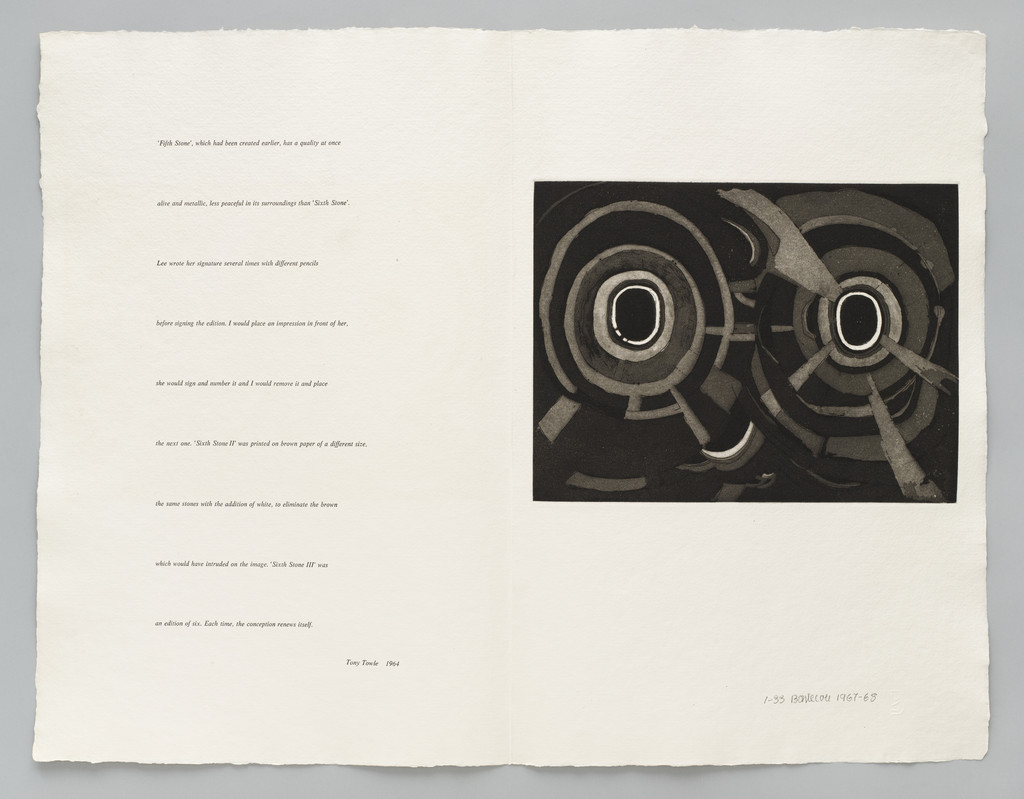 Plate 6 (folio 14) from Fifth Stone, Sixth Stone