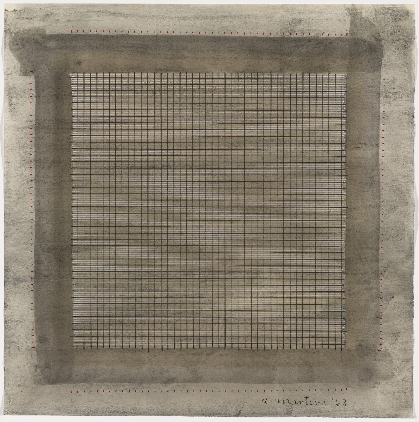 Agnes Martin. Wood I. 1963
