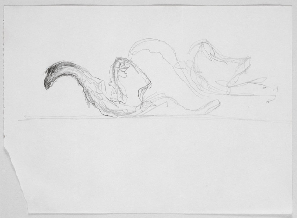 Seagram Building, New York City, New York, Plaza sculpture sketch