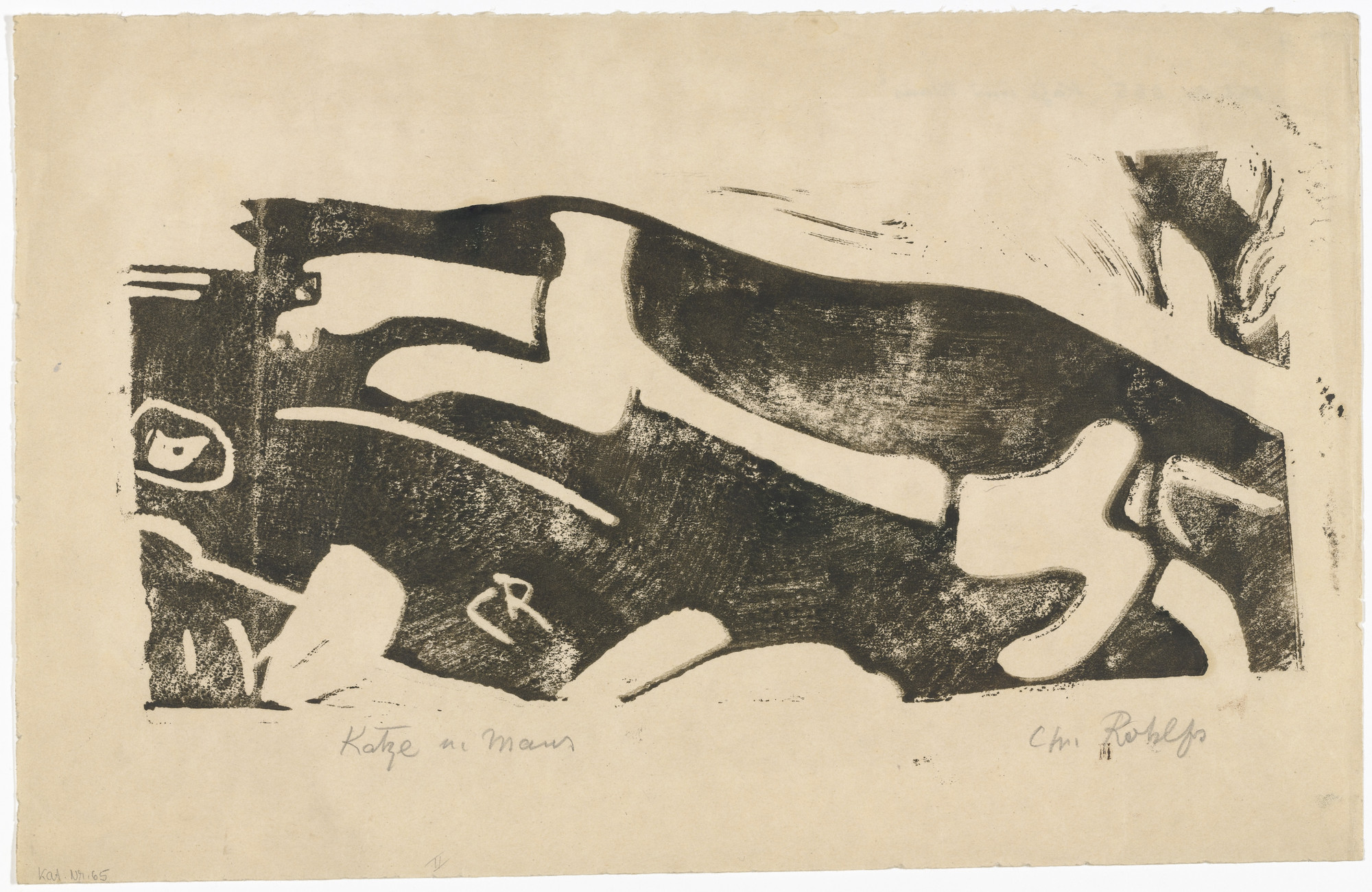 Christian Rohlfs. Cat and Mouse