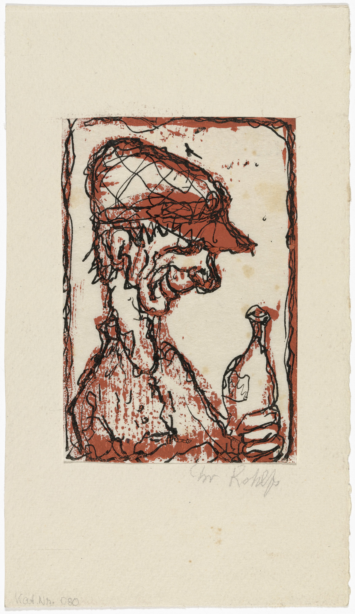 Christian Rohlfs. Drunkard