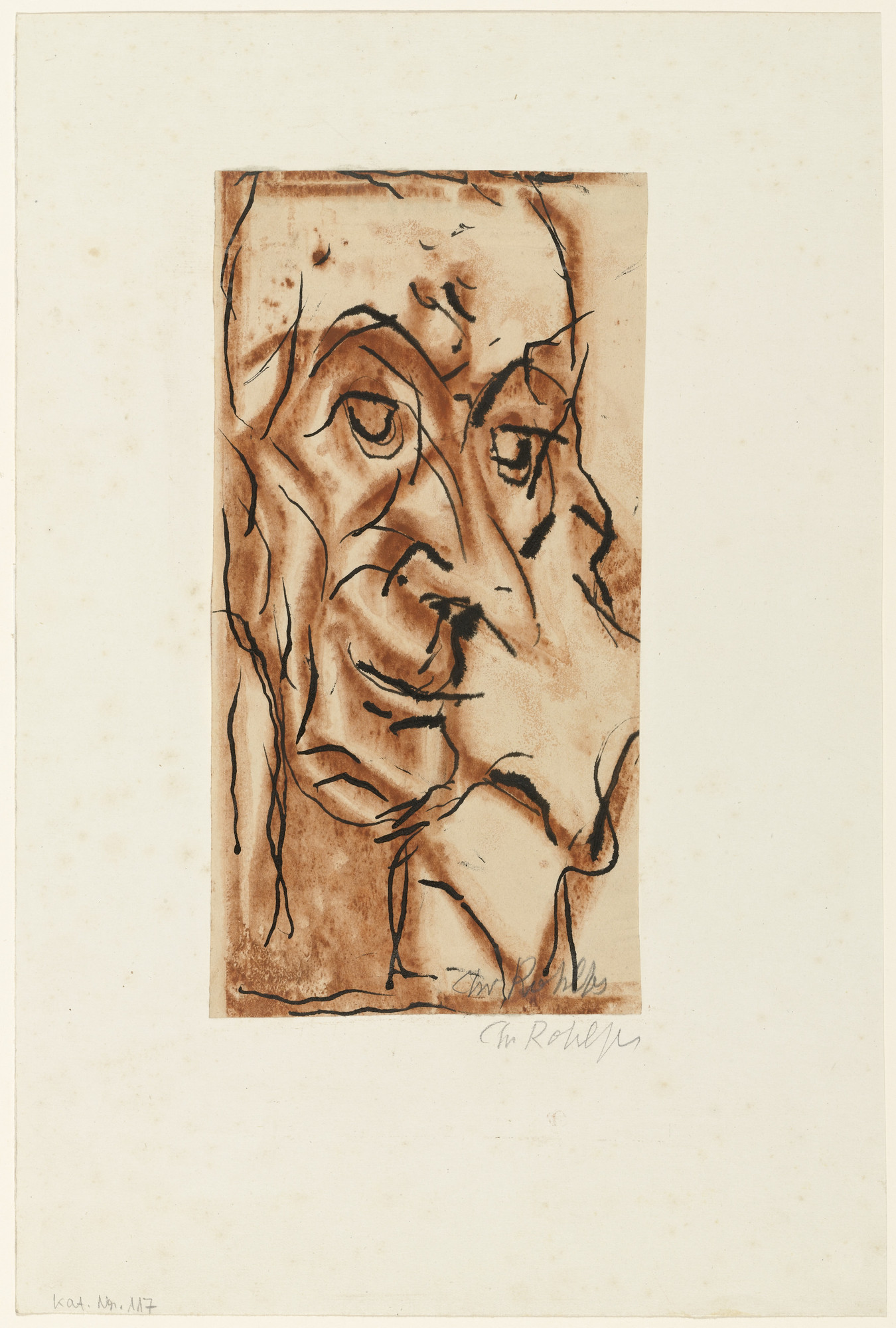 Christian Rohlfs. Man with Pointed Nose