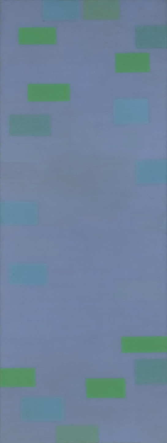 Ad Reinhardt. Abstract Painting (Blue). 1952