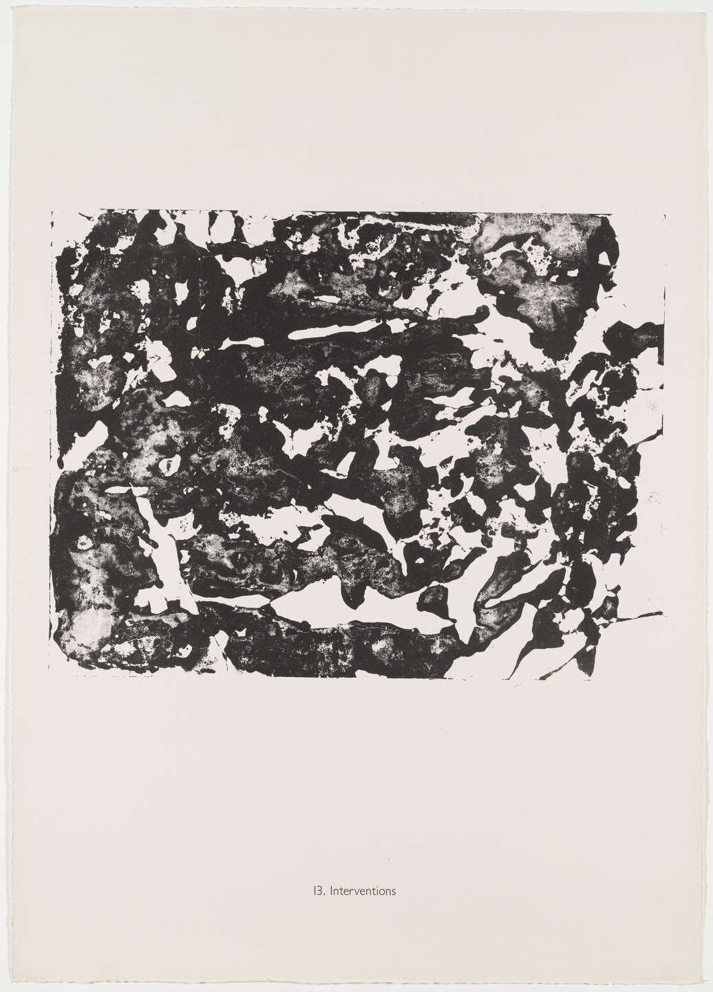 Jean Dubuffet. Interventions from the portfolio The Elemental (L&#39; Elémentaire) from Phenomena (Les Phénomènes). 1958
