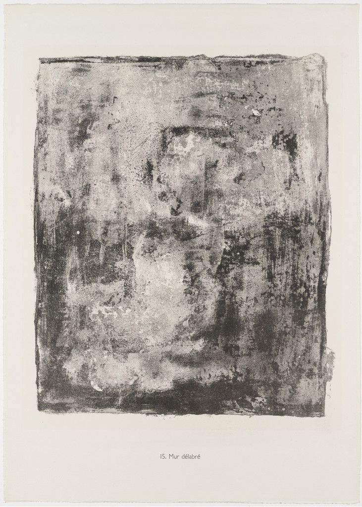 Dilapidated Wall (Mur délabré) from the portfolio The Taker of Imprints (Le Preneur d'empreintes) from Phenomena (Les Phénomènes)